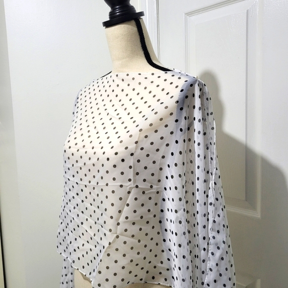 Polka Dot Spring Shoulder Wrap - Picture 4 of 5
